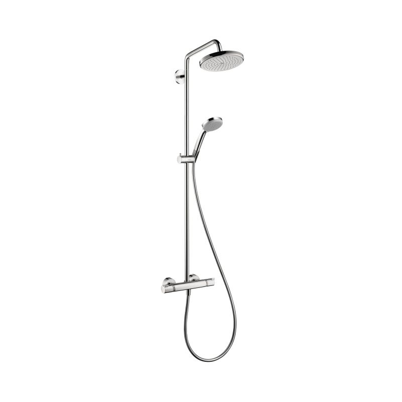 Hansgrohe 27185001 Croma 220 Showerpipe Chrome 1