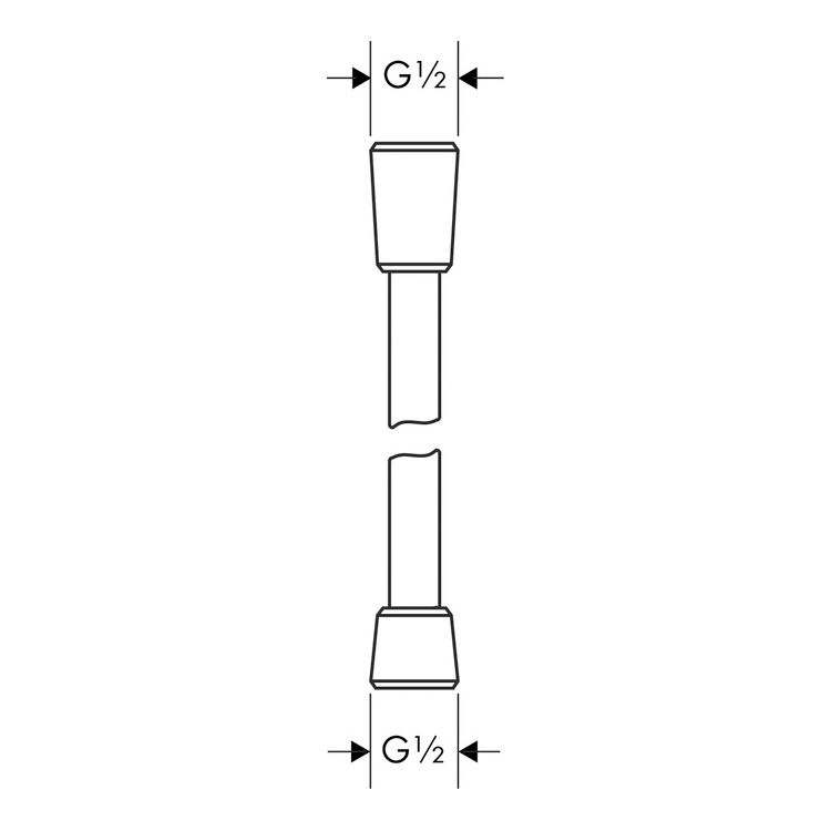 Hansgrohe 28276833 Techniflex B 63 Handshower Hose Polished Nickel 2