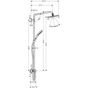 Hansgrohe 27115001 Raindance S 240 Showerpipe Chrome 2