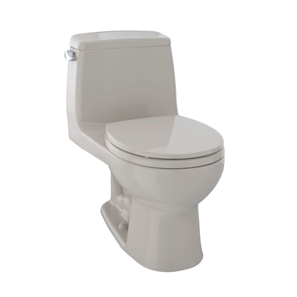 TOTO MS853113 Ultimate One Piece Round Toilet Bone 1