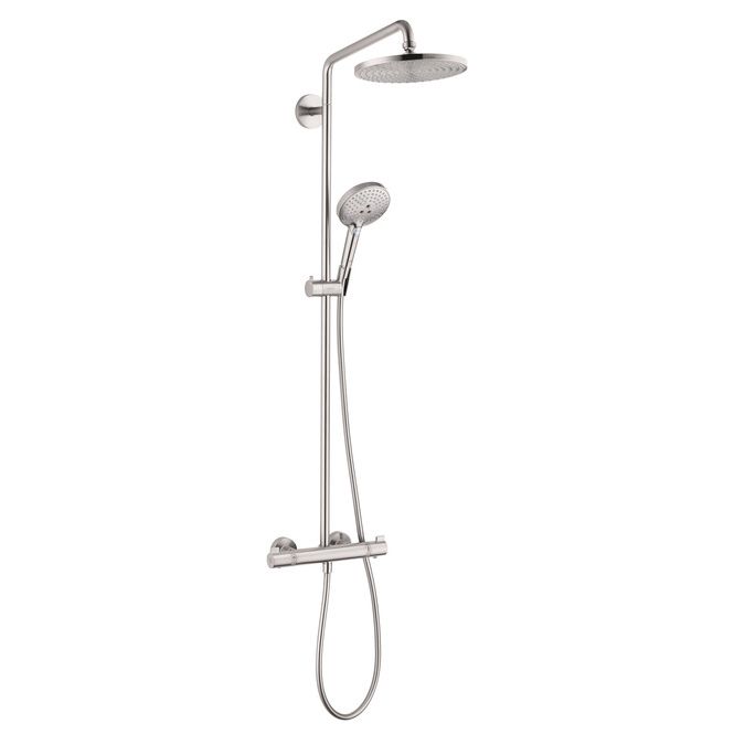 Hansgrohe 27115821 Raindance S 240 Showerpipe Brushed Nickel 1