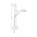 Hansgrohe 27744001 Croma E 75 Wallbar 24 Chrome 2