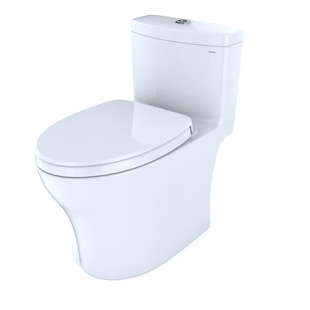 TOTO MS646124CEMFG Aquia IV One Piece Elongated Toilet Cotton 2