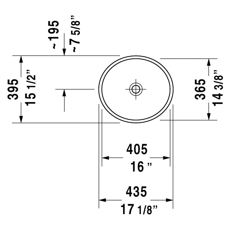 Duravit 232144 Starck 2 Without Tap Hole Washbowl 2