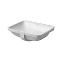 Duravit 030549 Starck 3 Vanity Basin Without Faucet Hole White 1