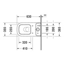 Duravit 213409 Happy D.2 Close Coupled Toilet Without Tank 2