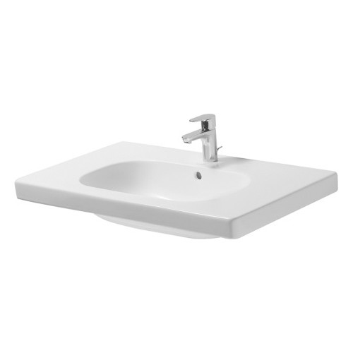 Duravit 034285 D-Code Furniture Washbasin 33-1/2&quot; - Single Hole 1