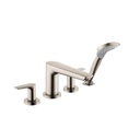 Hansgrohe 71744821 Talis E 4 Hole Roman Tub Set Trim Brushed Nickel 1