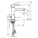 Hansgrohe 32506001 Metropol Single Hole Faucet 110 Chrome 2