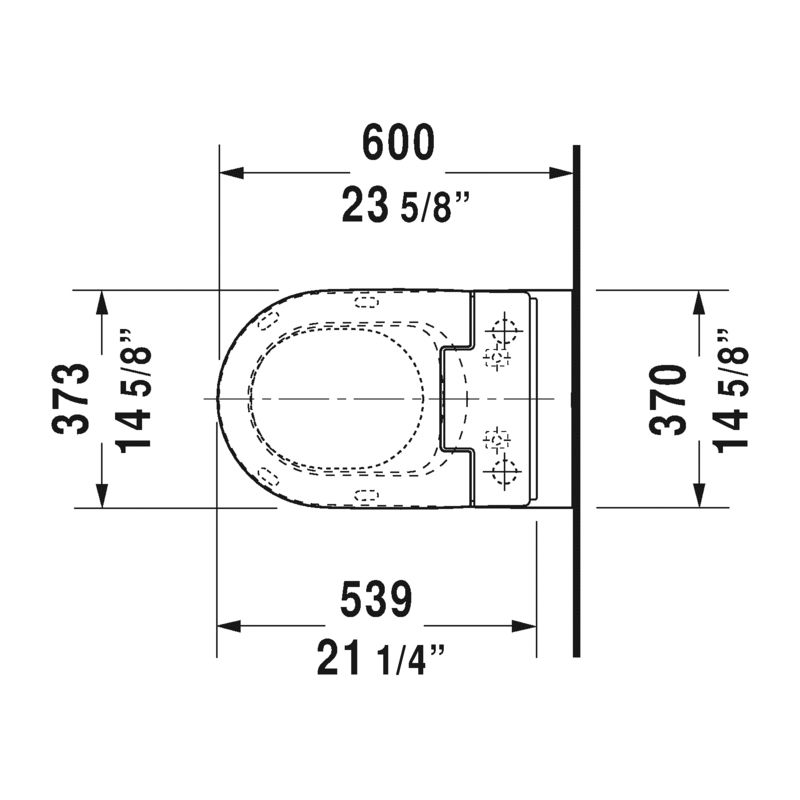 Duravit 216959 ME By Starck Floor Standing Toilet 2