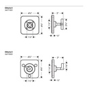 Hansgrohe 36771001 Axor Citterio E Volume Control Trim Chrome 2