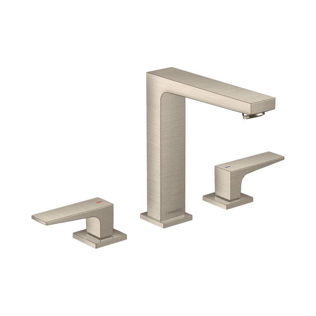 Hansgrohe 32517821 Metropol Widespread Faucet 160 Brushed Nickel 1