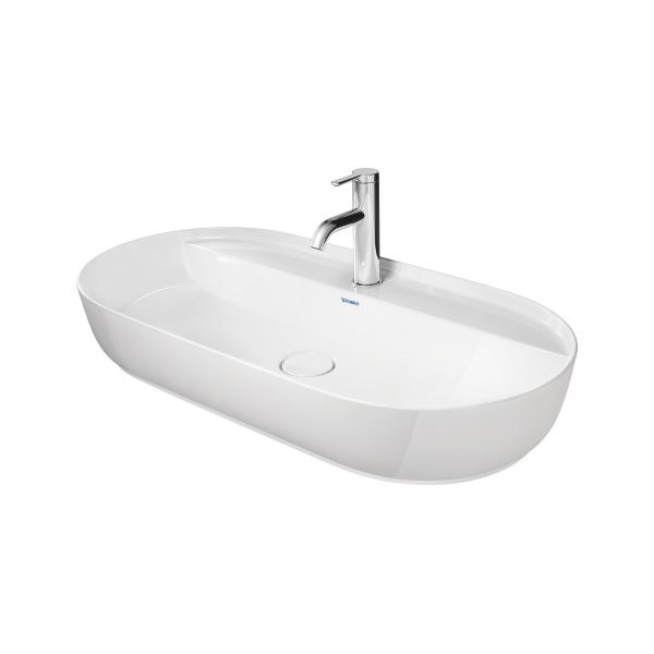 Duravit 038080 Luv Single Hole Washbowl White 1