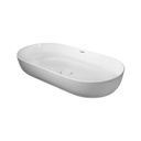 Duravit 037980 Luv Washbowl Without Tap Hole White WonderGliss 1