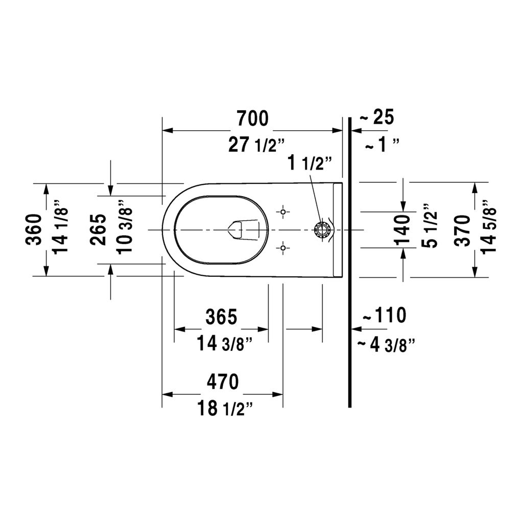 Duravit 216501 Starck 3 Floorstanding Toilet 3