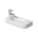 Duravit 071150 Happy D.2 Handrinse Basin Left Faucet Hole White 1