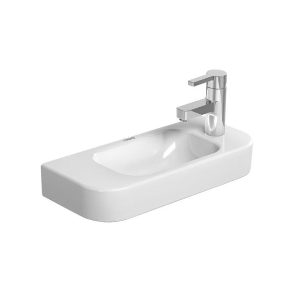 Duravit 071150 Happy D.2 Handrinse Basin Right Faucet Hole White 1