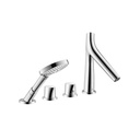 Hansgrohe 12424001 Axor Starck Organic 4 Hole Roman Tub Set Chrome 1