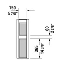 Duravit 085827 Happy D.2 Pedestal White 3