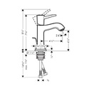 Hansgrohe 31300001 Metropol Classic Single Hole Faucet 110 Chrome 2