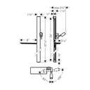 Hansgrohe 27640000 Unica Wallbar Raindance E 36 Chrome 2