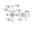 Grohe 29714000 Diverter Transfer 5 Port Roughin Valve 2