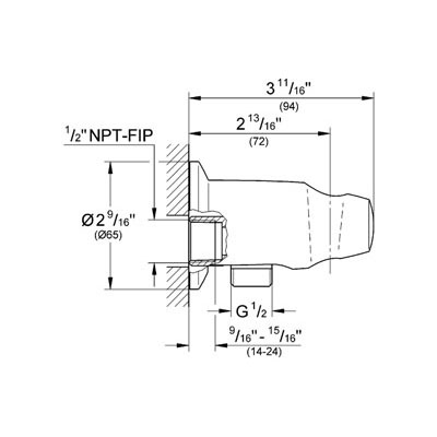 Grohe 28484000 Movario Union Holder Chrome 2