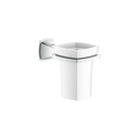 Grohe 40626000 Grandera Ceramic Tumbler With Holder Chrome 1