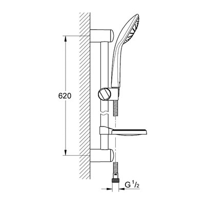 Grohe 2726600E Euphoria 110 Shower Set Chrome 2