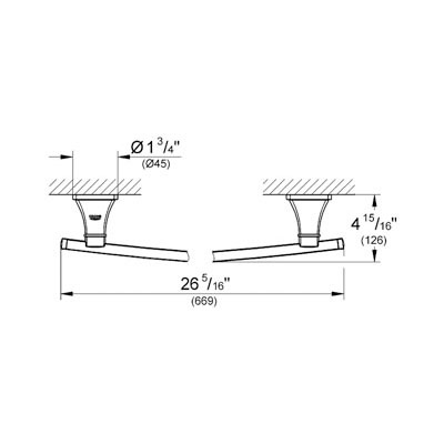 Grohe 40629EN0 Grandera 24&quot; Towel Bar Brushed Nickel 2