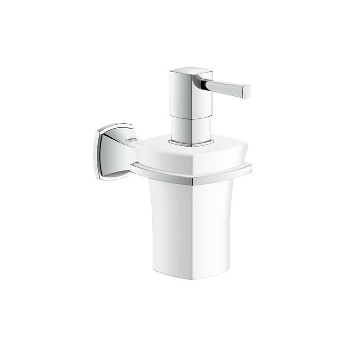 Grohe 40627000 Grandera Ceramic Soap Dispenser With Holder Chrome 1