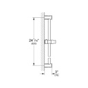 Grohe 27519000 Tempesta Rustic 24&quot; Shower Bar Chrome 2