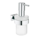 Grohe 40756001 Essentials Cube Soap Dispenser With Holder Chrome 1