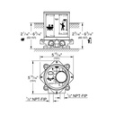 Grohe 29038001 Rough-In Set for Floor Mounted Bathtub Faucet 2