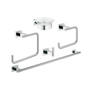 Grohe 40758001 Essentials Cube Master Bathroom Accessories Set 5-in-1 1