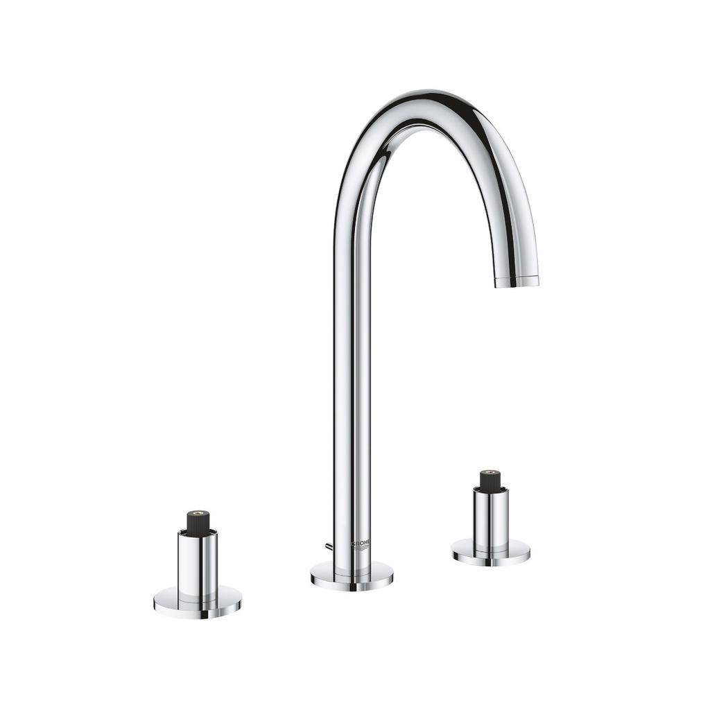 Grohe 20069003 Atrio 8 Widespread Two Handle Bathroom Faucet M Size Chrome 1