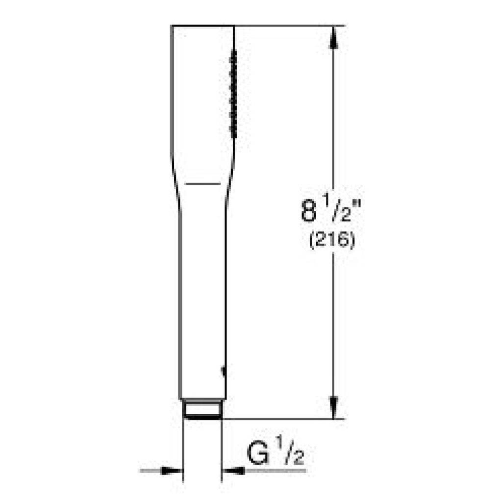 Grohe 26466000 Euphoria Cosmopolitan Stick Hand Shower Chrome 2