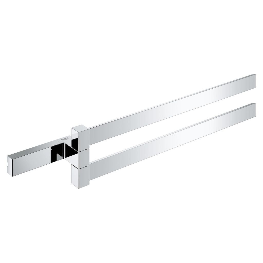 Grohe 40768000 Selection Cube Double Towel Bar Chrome 1