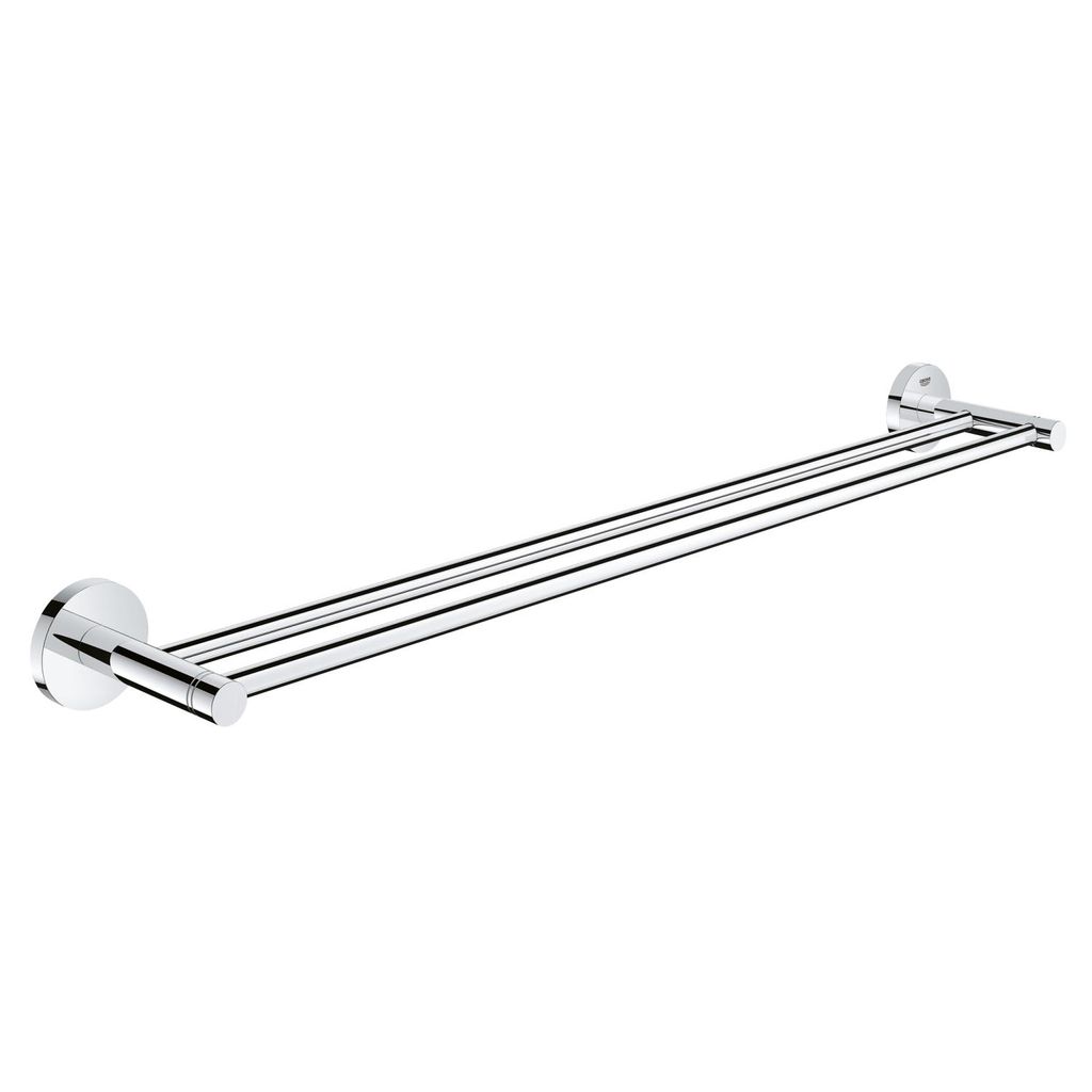 Grohe 40802001 Essentials Double Towel Rail Chrome 1