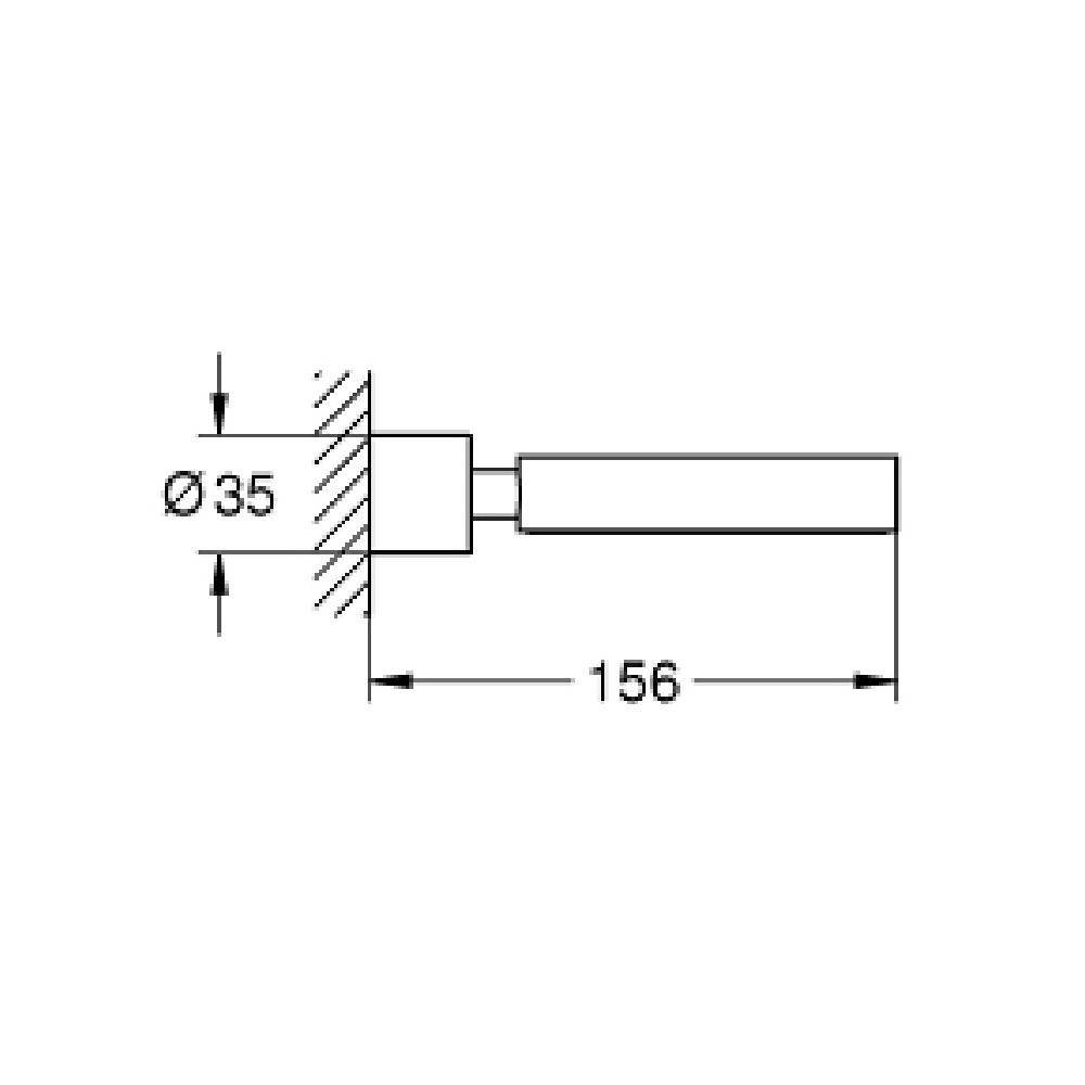 Grohe 40305EN3 Atrio Holder Brushed Nickel 2