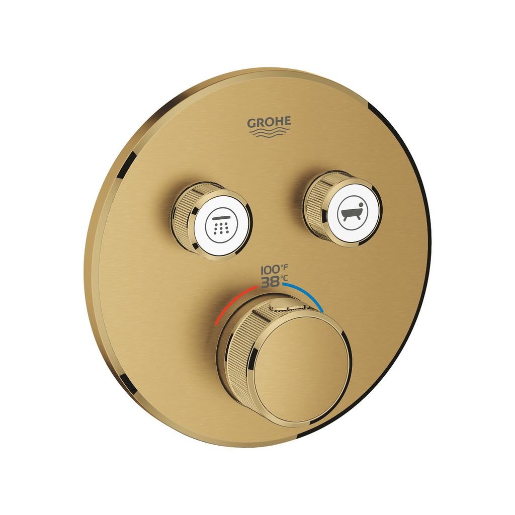 Grohe 29137GN0 Grohtherm SmartControl Thermostatic Trim Control Module Brushed Cool Sunrise 1