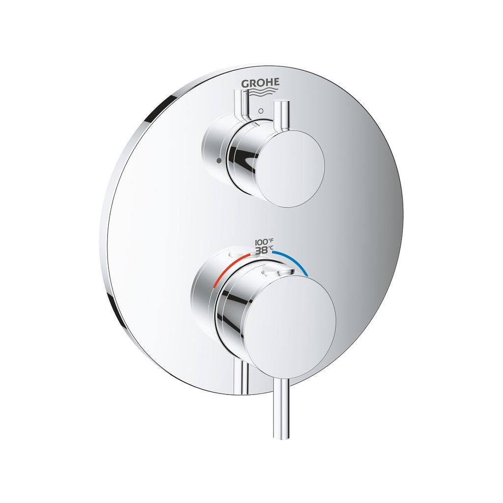 Grohe 24151003 Atrio Dual Function 2 Handle Thermostatic Trim Chrome 1