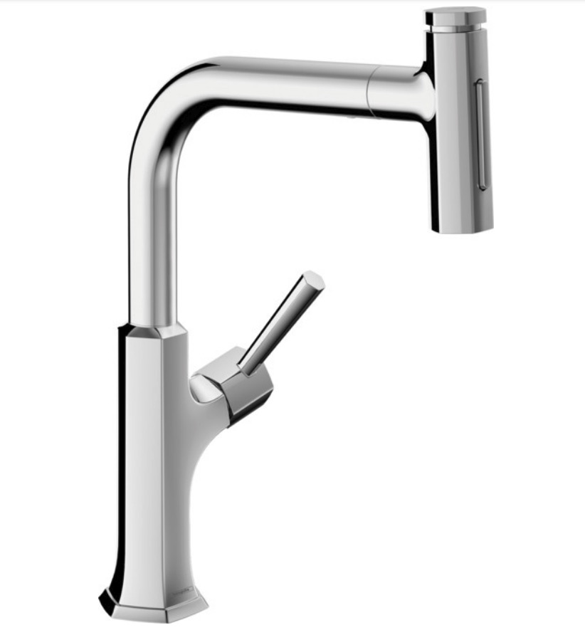 Hansgrohe 04855000 Higharc Kitchen Faucet 2 Spray Pull Out 1.75 Gpm