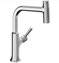 Hansgrohe 04855000 Higharc Kitchen Faucet 2 Spray Pull Out 1.75 Gpm