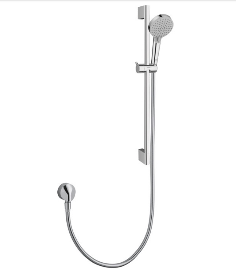 Hansgrohe 04969000 Wallbar Set 100 Vario-Jet 24&quot; 2.5 Gpm