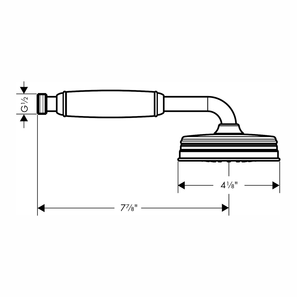 Hansgrohe 16320001 Axor Montreux Handshower