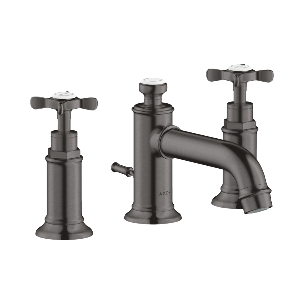 Hansgrohe 16536341 Widespread Faucet 30 With Cross Handles And Pop-Up Drain 1.