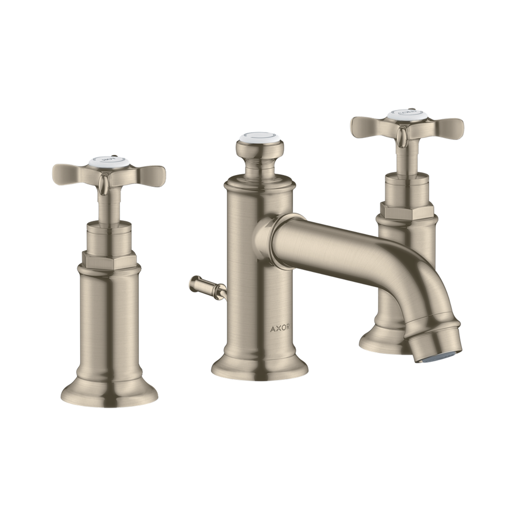 Hansgrohe 16536821 Widespread Faucet 30 With Cross Handles And Pop-Up Drain 1.