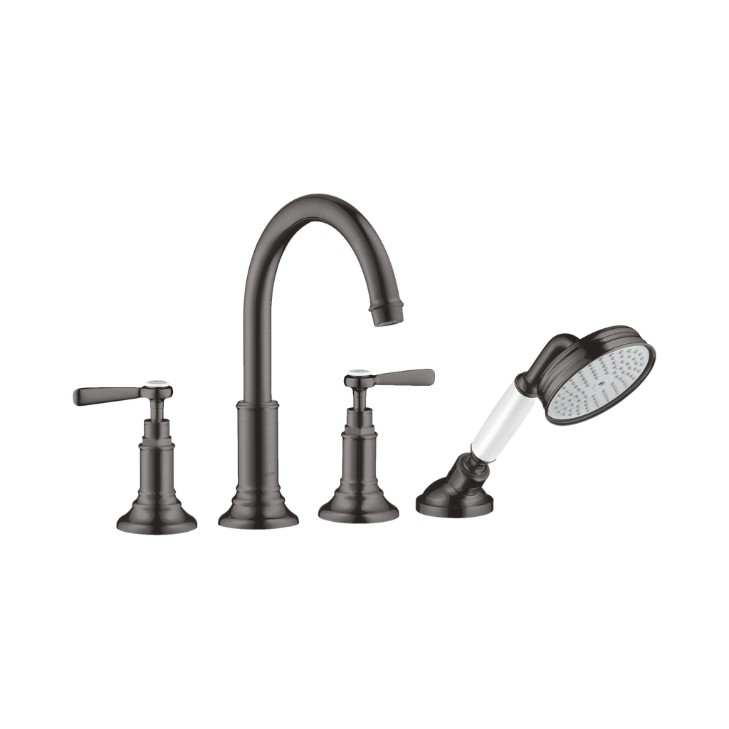 Hansgrohe 16555341 4-Hole Roman Tub Set Trim With Lever Handles And 1.8 Gpm Han