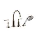 Hansgrohe 16555821 4-Hole Roman Tub Set Trim With Lever Handles And 1.8 Gpm Han